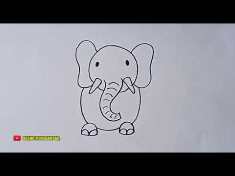 Detail Sketsa Gajah Nomer 48