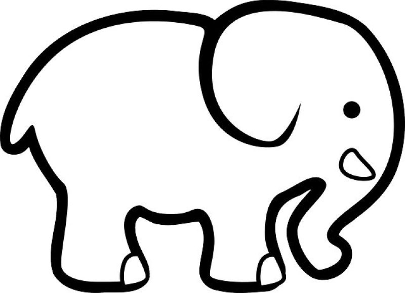 Detail Sketsa Gajah Nomer 9