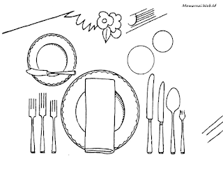 Detail Sketsa Gambar Alat Makan Nomer 7