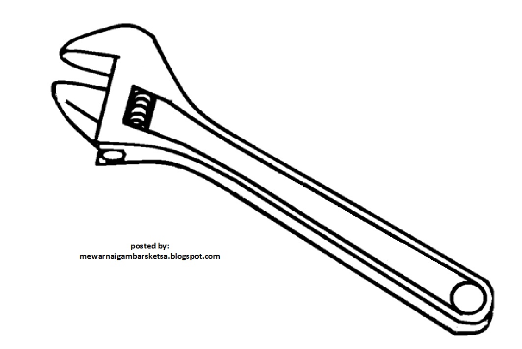 Detail Sketsa Gambar Alat Pertukangan Nomer 4