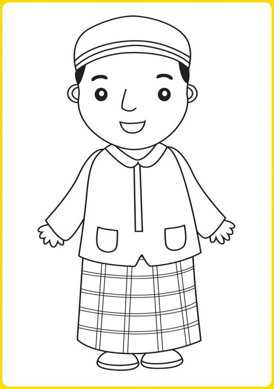 Detail Sketsa Gambar Anak Nomer 12