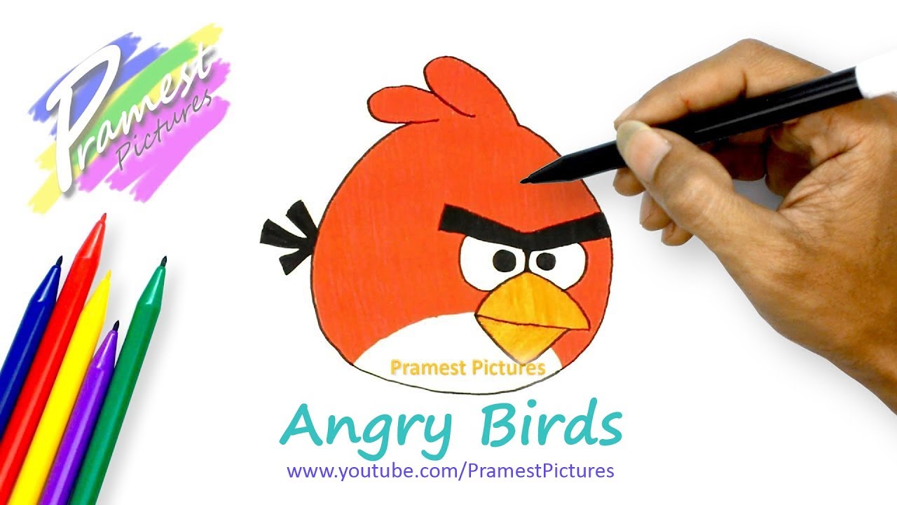 Detail Sketsa Gambar Angry Bird Nomer 6