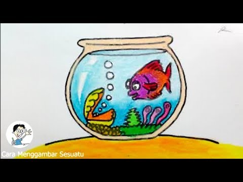 Download Sketsa Gambar Aquarium Nomer 24