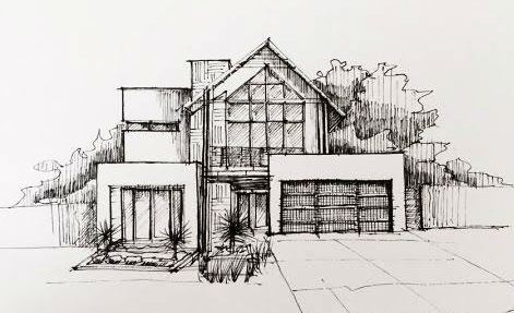 Detail Sketsa Gambar Arsitek Rumah Koleksi Nomer 13