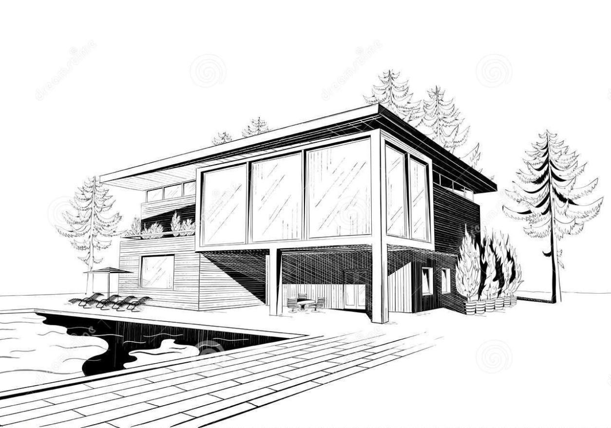 Detail Sketsa Gambar Arsitek Rumah Koleksi Nomer 23