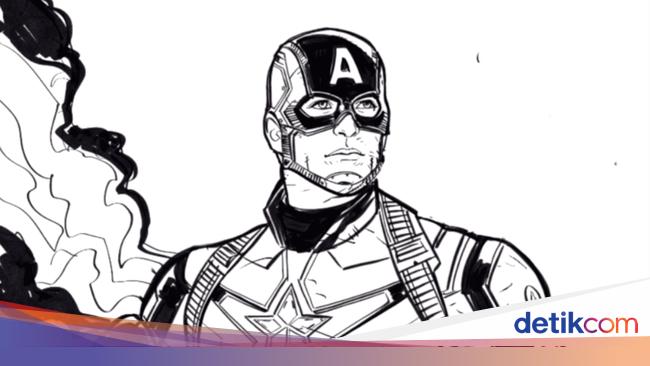 Detail Sketsa Gambar Avengers Nomer 41