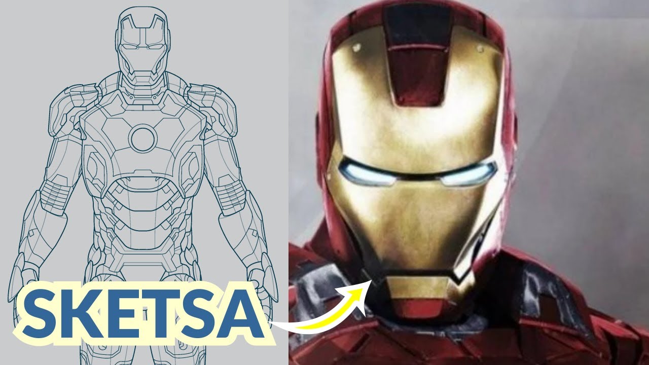 Detail Sketsa Gambar Avengers Nomer 47