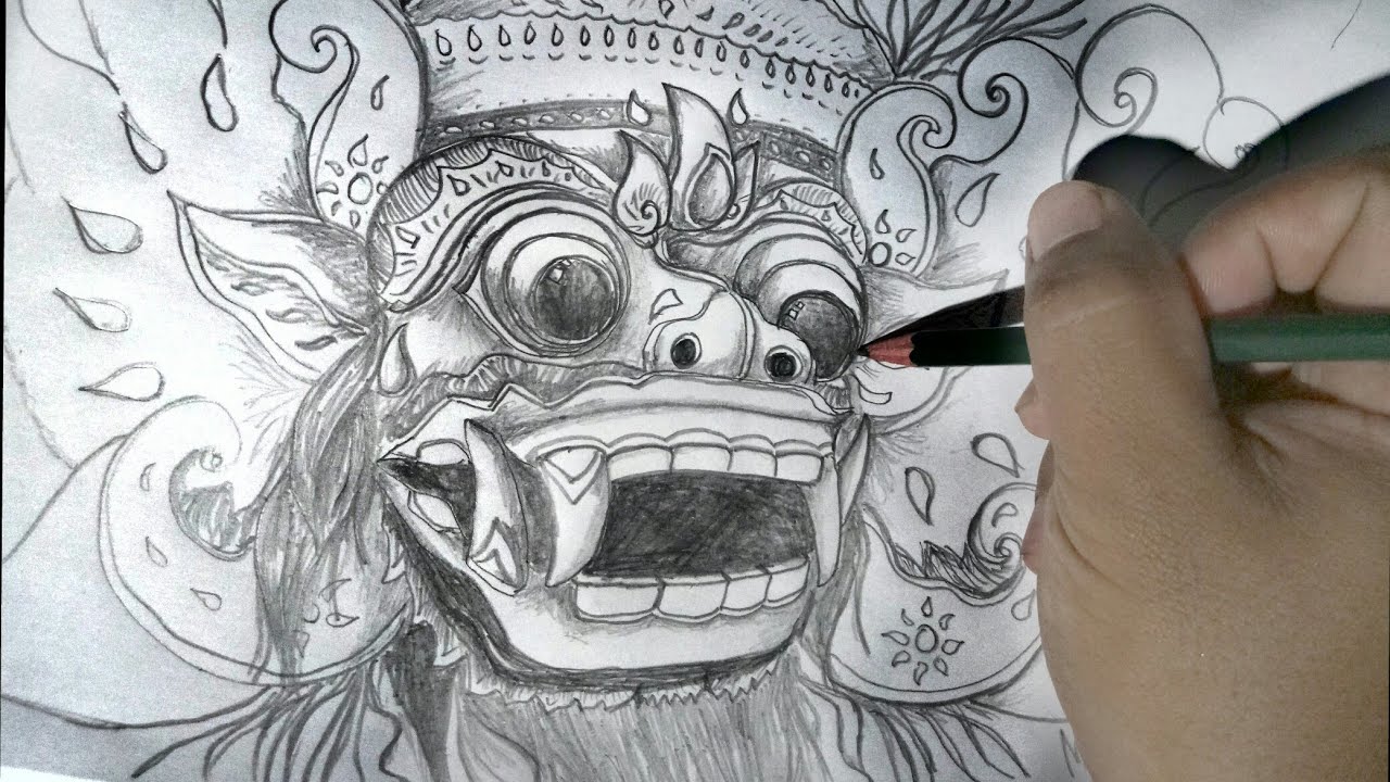 Detail Sketsa Gambar Bali Nomer 8