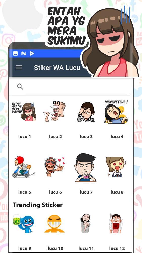 Detail Whatsapp Gambar Stiker Lucu Nomer 3