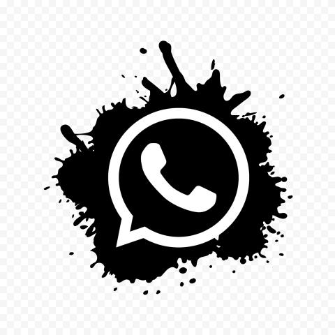 Detail Whatsapp Icon Png Black Nomer 16