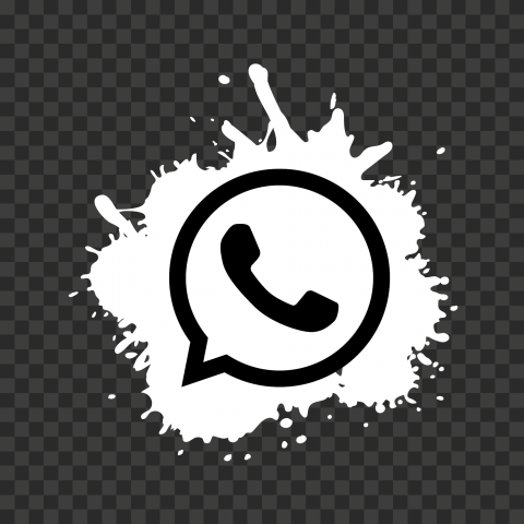 Detail Whatsapp Logo Black And White Png Nomer 28