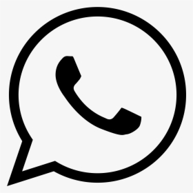 Detail Whatsapp Logo Png Black And White Nomer 22