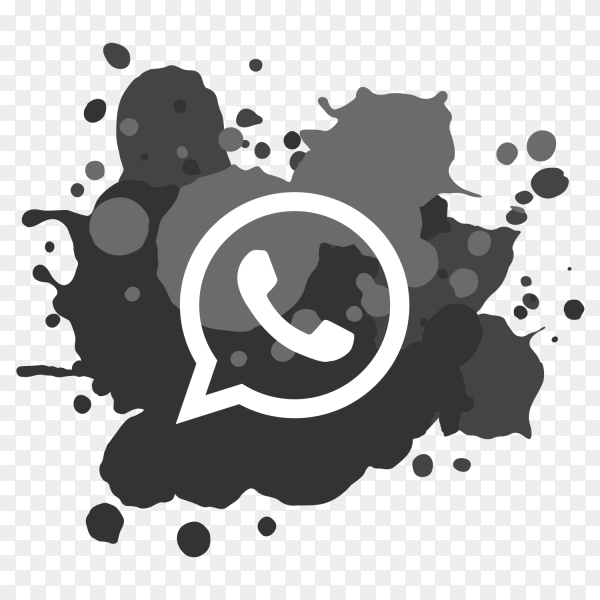 Detail Whatsapp Logo Png Black And White Nomer 43