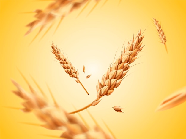 Detail Wheat Background Nomer 13