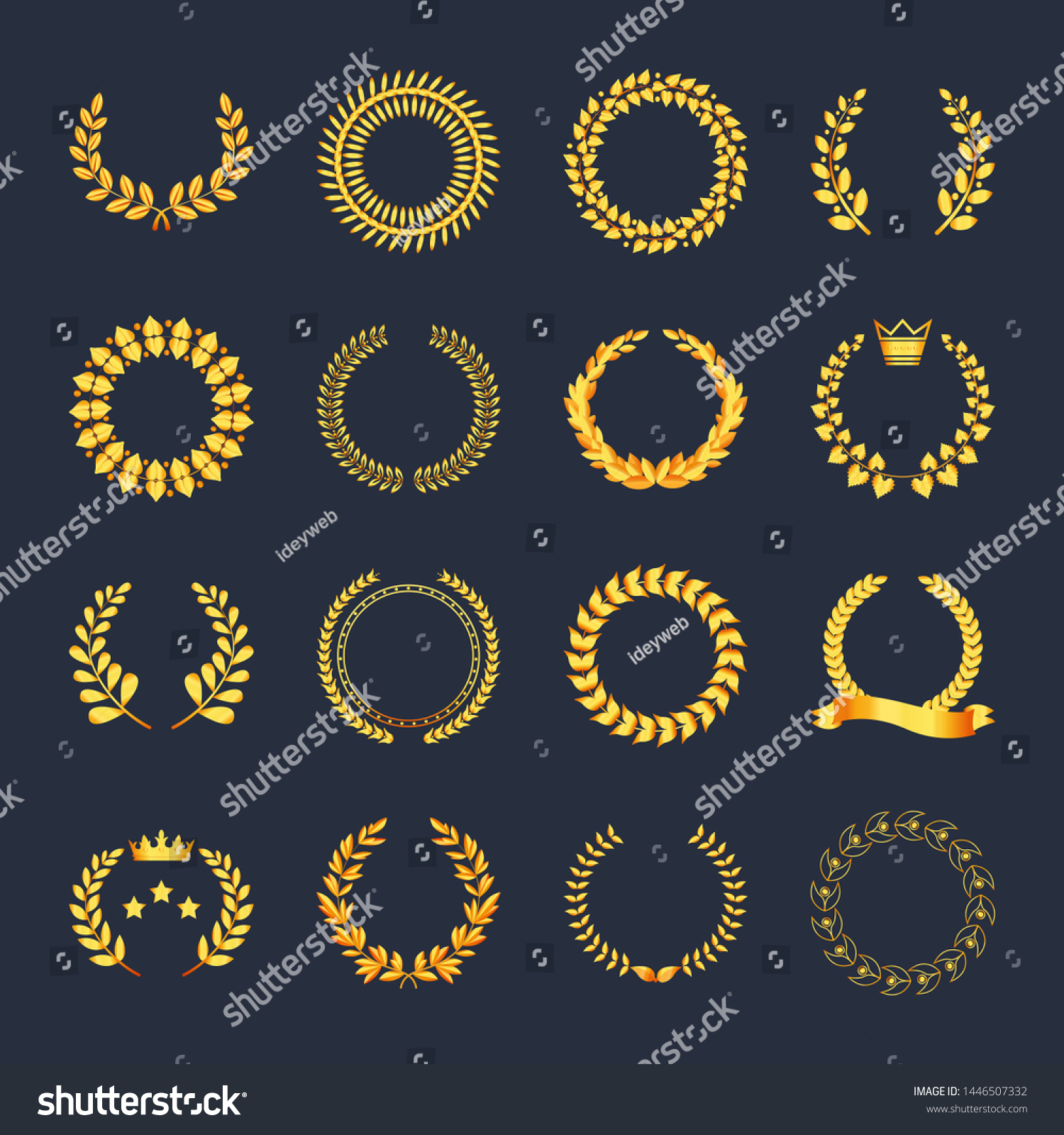 Detail Wheat Crown Vector Png Nomer 29