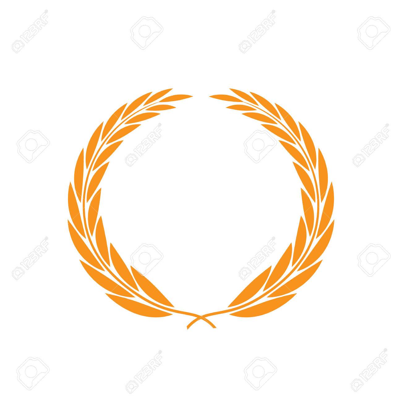 Detail Wheat Wreath Vector Nomer 27