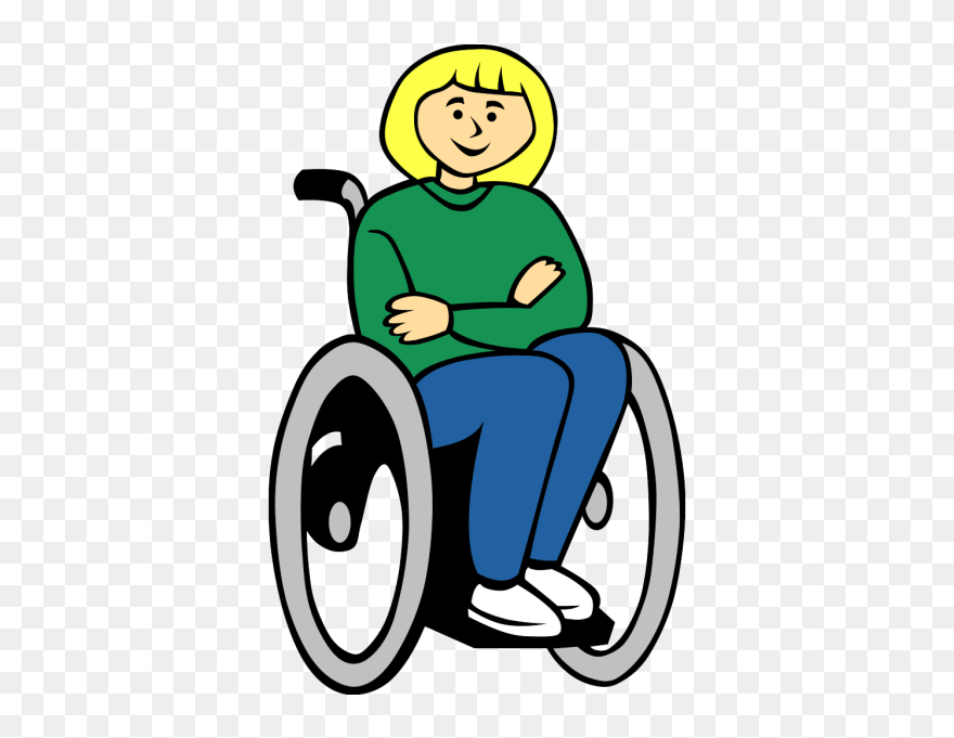 Detail Wheel Chair Clipart Nomer 17