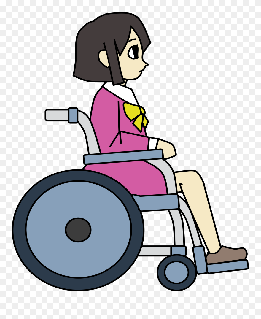 Detail Wheel Chair Clipart Nomer 33