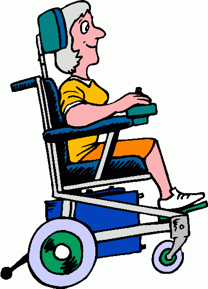 Detail Wheel Chair Clipart Nomer 36