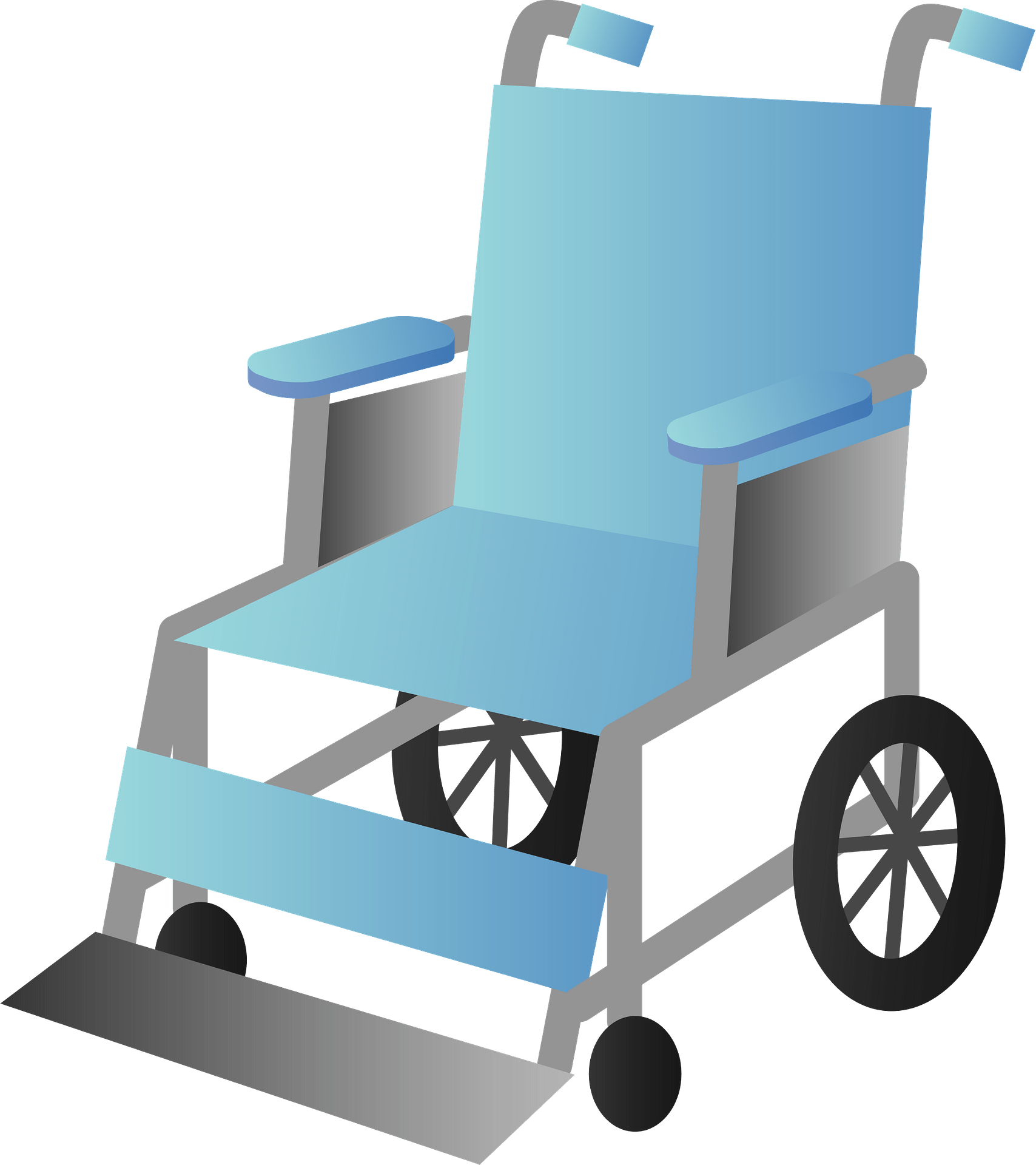 Detail Wheel Chair Clipart Nomer 42