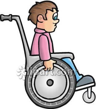 Detail Wheel Chair Clipart Nomer 46