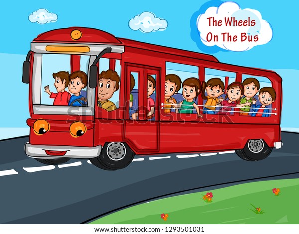 Detail Wheels On The Bus Clipart Nomer 20