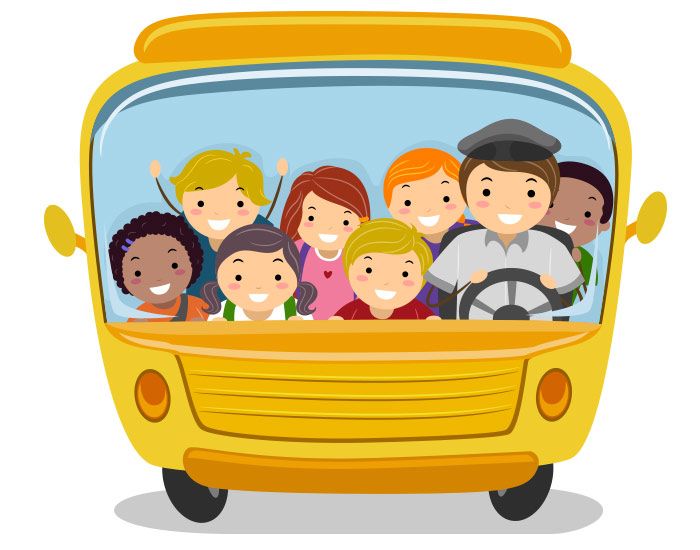 Detail Wheels On The Bus Clipart Nomer 7