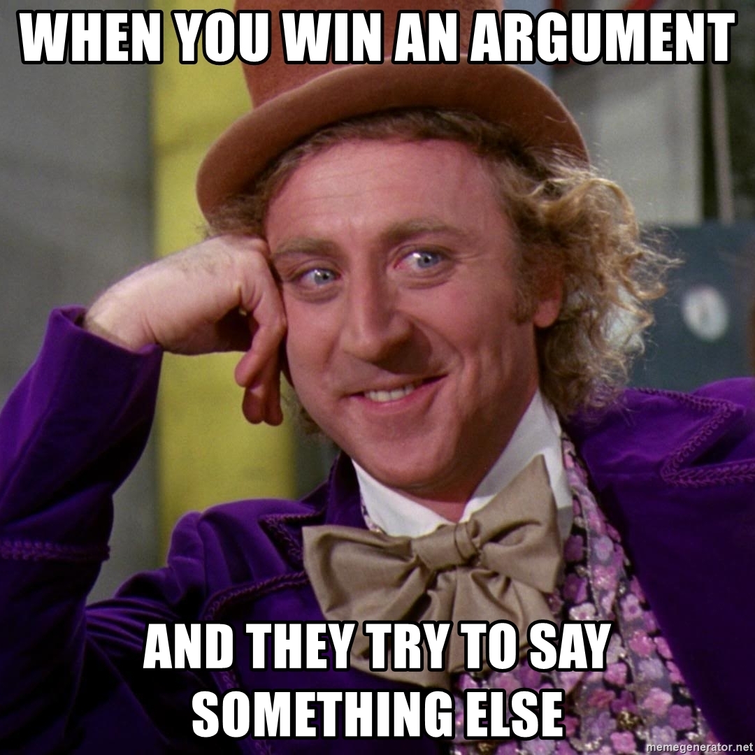 Detail When You Win An Argument Meme Nomer 5