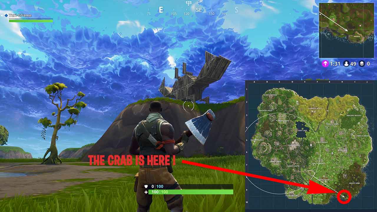 Detail Where Is The Fox And Crab In Fortnite Nomer 18