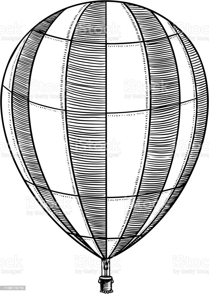 Detail Sketsa Gambar Balon Udara Yang Mudah Digambar Nomer 5