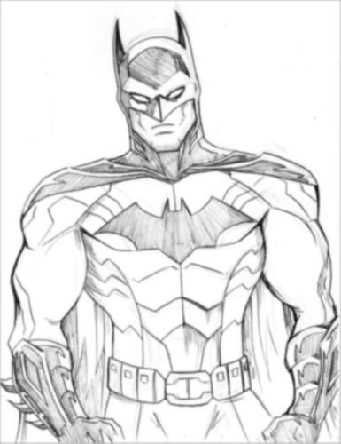 Detail Sketsa Gambar Batman Nomer 4