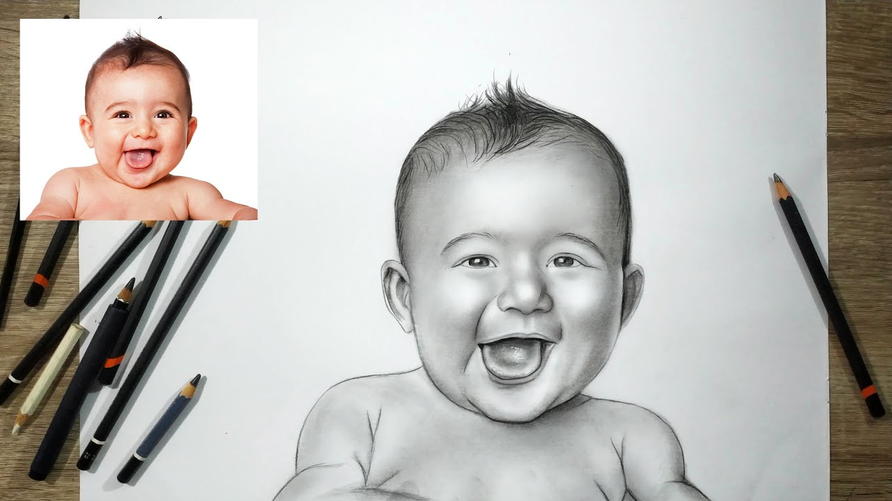 Detail Sketsa Gambar Bayi Nomer 15