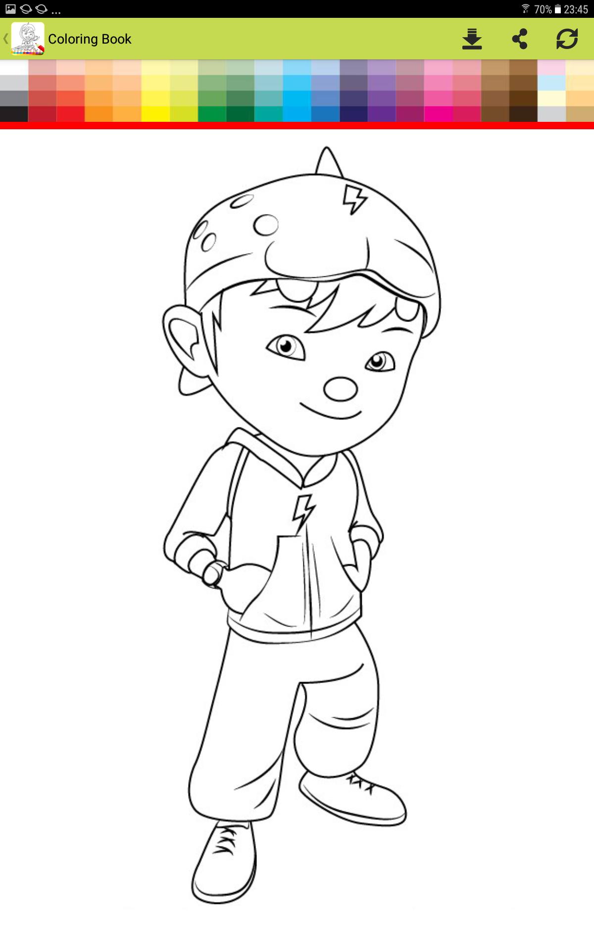 Detail Sketsa Gambar Boboiboy Nomer 4