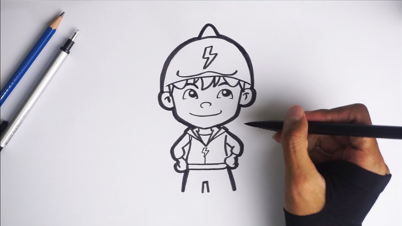 Detail Sketsa Gambar Boboiboy Nomer 30