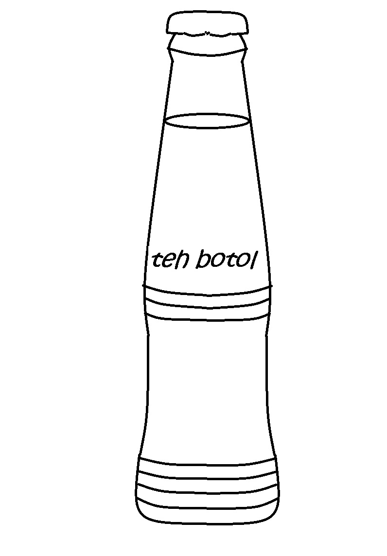 Detail Sketsa Gambar Botol Minuman Nomer 12