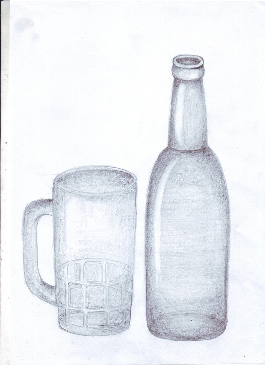 Detail Sketsa Gambar Botol Minuman Nomer 16