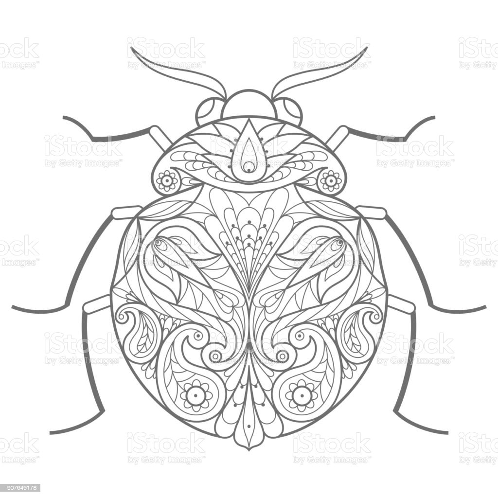 Detail Sketsa Gambar Bunga Dan Kumbang Nomer 42