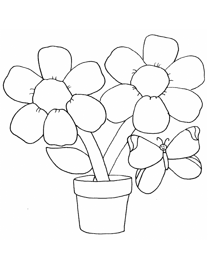 Detail Sketsa Gambar Bunga Dengan Vasnya Nomer 21