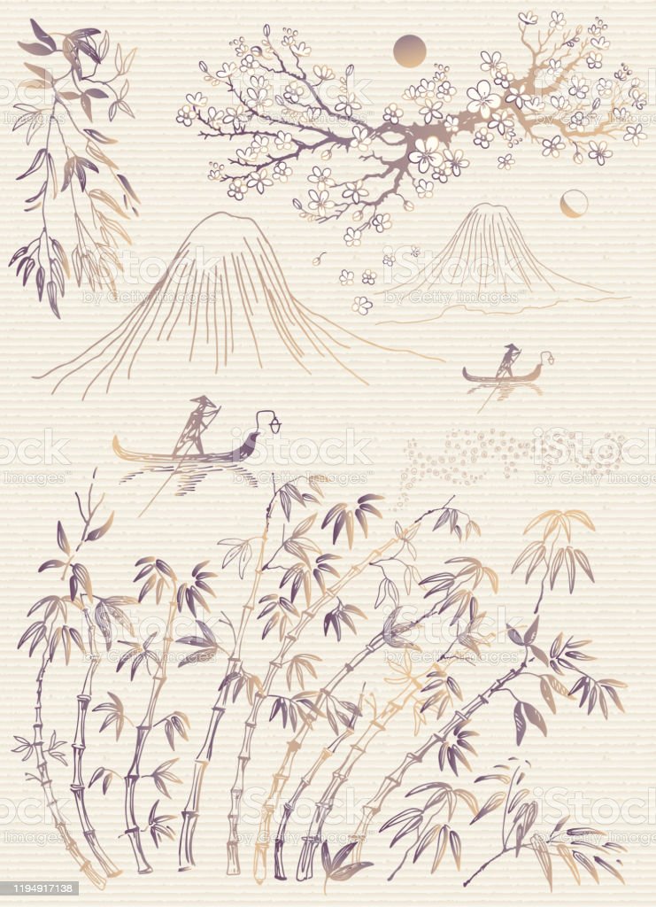 Detail Sketsa Gambar Bunga Di Jepang Nomer 22