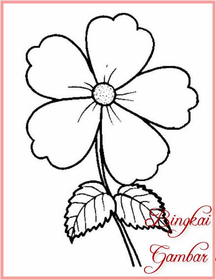 Detail Sketsa Gambar Bunga Mudah Digambar Nomer 56