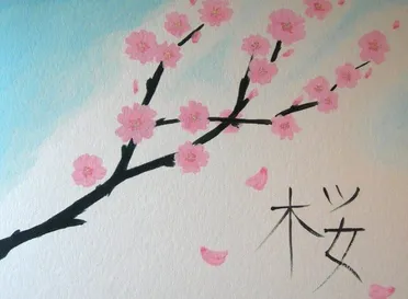 Detail Sketsa Gambar Bunga Sakura Di Jepang Nomer 20