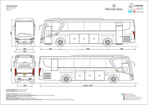 Detail Sketsa Gambar Bus Nomer 47