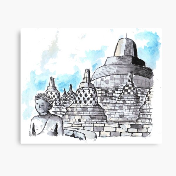 Detail Sketsa Gambar Candi Borobudur Nomer 14