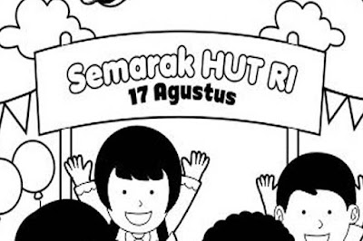 Detail Sketsa Gambar Dengan Tema Hut Ri Nomer 10