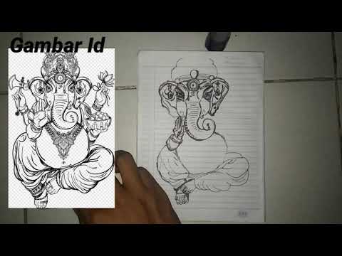 Detail Sketsa Gambar Dewa Ganesha Nomer 35