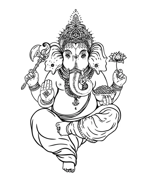 Detail Sketsa Gambar Dewa Ganesha Nomer 47