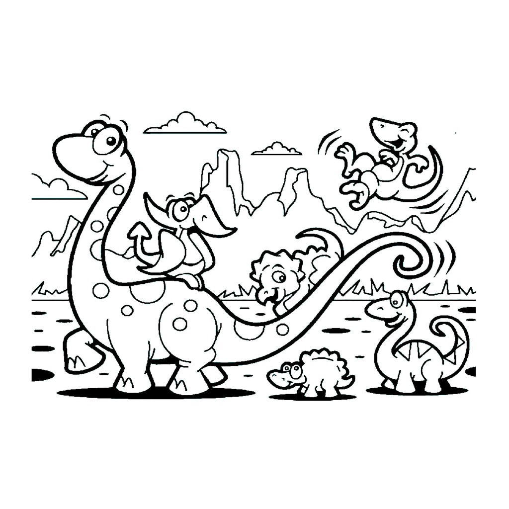 Detail Sketsa Gambar Dinosaurus Nomer 35