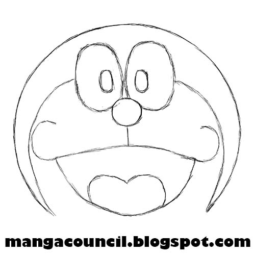 Detail Sketsa Gambar Doraemon 3d Nomer 24