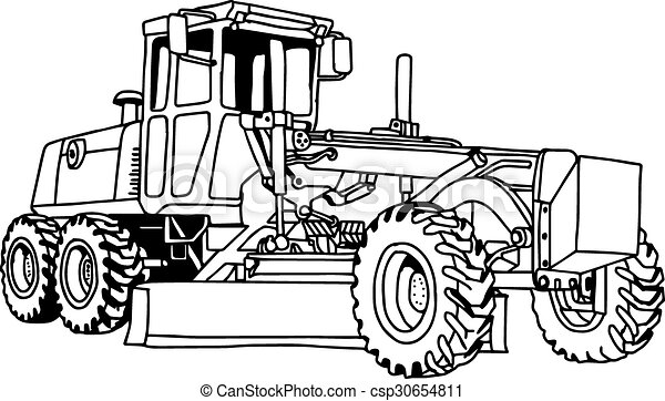 Detail Sketsa Gambar Excavator Nomer 25