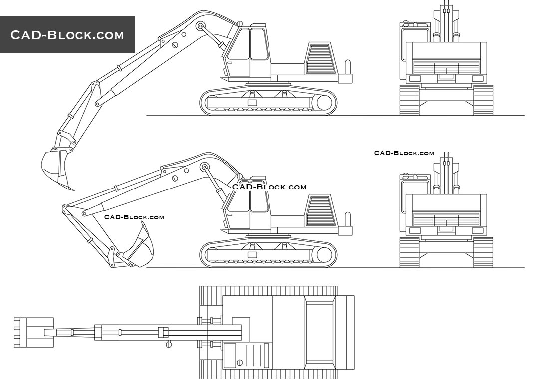 Detail Sketsa Gambar Excavator Nomer 51